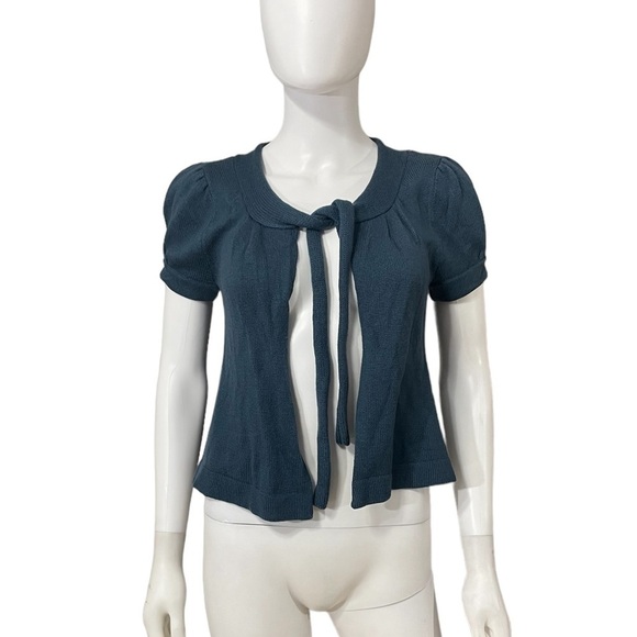 Banana Republic Blue Wool Cardigan Sweater - Picture 3 of 10